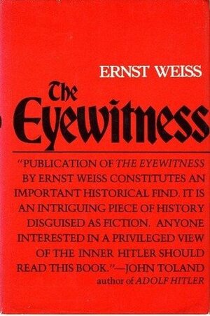 The Eyewitness by Ernst Weiss
