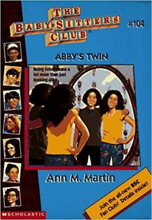 Abby's Twin by Ann M. Martin, Hodges Soileau