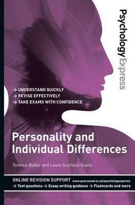 Personality and Individual Differences: Undergraduate Revision Guide. Edited by by Terence Butler by Terence Butler