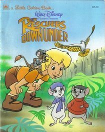 The Rescuers Down Under (Little Golden Book) by Michael Teitelbaum, The Walt Disney Company, Franc Mateu