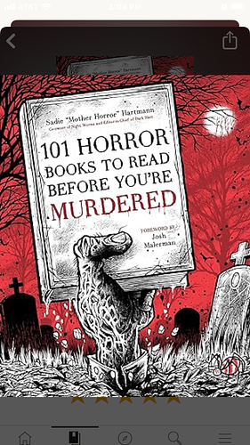 101 Horror Books to Read Before You're  Murdered  by Sadie Hartmann