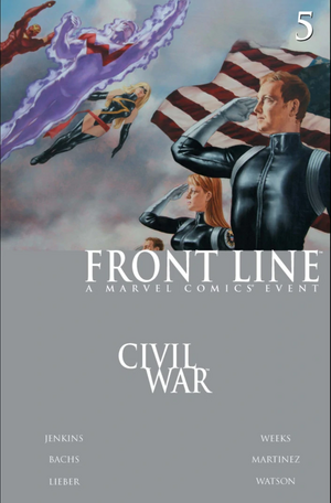 Civil War: Front Line #5 by Paul Jenkins