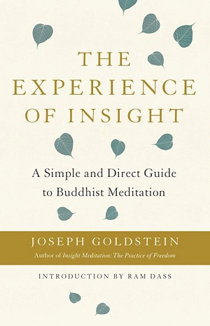 The Experience of Insight: A Simple & Direct Guide to Buddhist Meditation by Ram Dass, Robert Hall, Joseph Goldstein