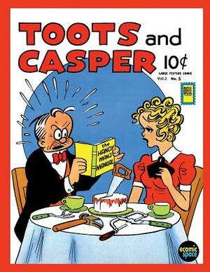 Toots and Casper: Large Feature Comic vol.2 #5 (B&W) by Israel Escamilla, Dell Publishing Inc