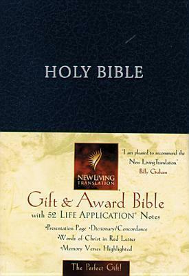 Holy Bible: New Living Translation, Navy, Imitation Leather by Anonymous