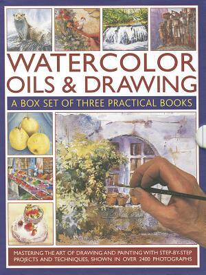 Watercolor Oils & Drawing Box Set: Mastering the Art of Drawing and Painting with Step-By-Step Projects and Techniques Shown in Over 1400 Photographs by Sarah Hoggett, Ian Sidaway, Wendy Jelbert