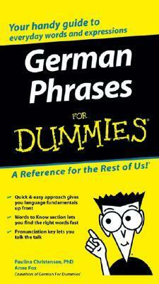 German Phrases for Dummies by Anne Fox, Paulina Christensen