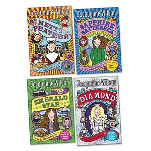 Hetty Feather Pack, 4 books (Diamond; Emerald Star; Hetty Feather; Sapphire Battersea). by Jacqueline Wilson