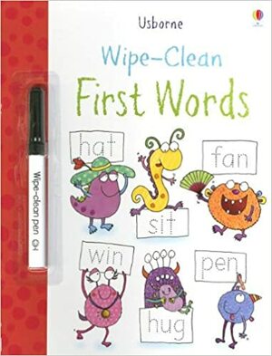Wipe-Clean First Words With Dry-Erase Marker by Kimberley Scott