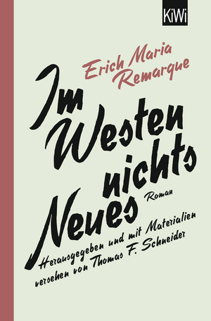 Im Westen nichts Neues by Erich Maria Remarque