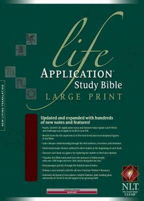 Life Application Study Bible-NLT-Large Print by 