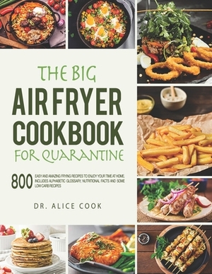 The Big Air Fryer Cookbook for Quarantine: 800 Easy and Amazing Frying Recipes to Enjoy your Time at Home. Includes Alphabetic Glossary, Nutritional F by Alice Cook