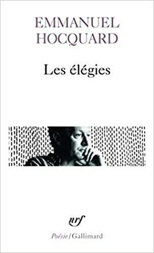 Les élégies by Emmanuel Hocquard