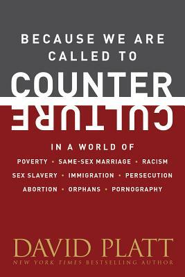 Because We Are Called to Counter Culture: In a World of Poverty, Same-Sex Marriage, Racism, Sex Slavery, Immigration, Persecution, Abortion, Orphans, by David Platt