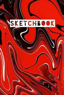 Sketchbook: Abstract Liquid Marble Red Design by Frasier Cheng-Binns