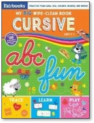 My Big Wipe Clean: Cursive by Kidsbooks