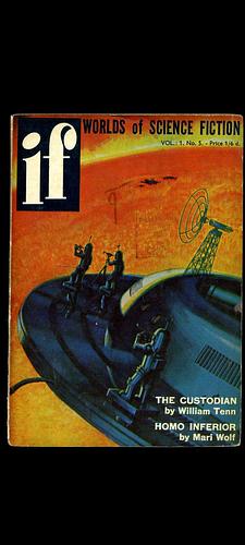 If Worlds of Science Fiction Magazine by Mari Wolf, William Tenn