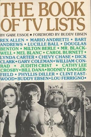 The Book of TV Lists by Gabe Essoe