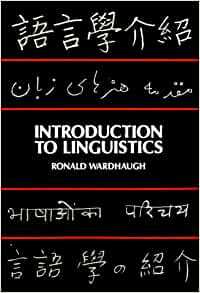 Introduction to Linguistics by Ronald Wardhaugh