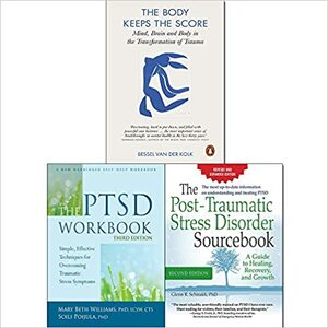 Body Keeps the Score, PTSD Workbook, Post-Traumatic Stress Disorder Sourcebook 3 Books Collection Set by Glenn R. Schiraldi, Mary Beth Williams, Bessel van der Kolk