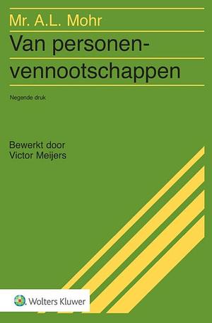 Van personenvennootschappen by A.L. Mohr