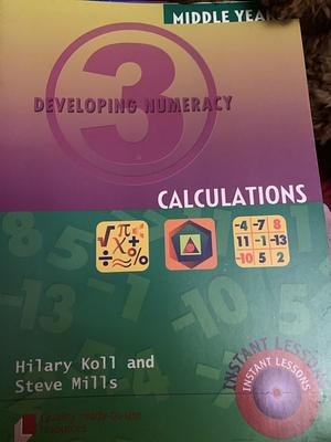 Developing Numeracy: Calculations, Book 3 by Steve Mills, Hilary Koll