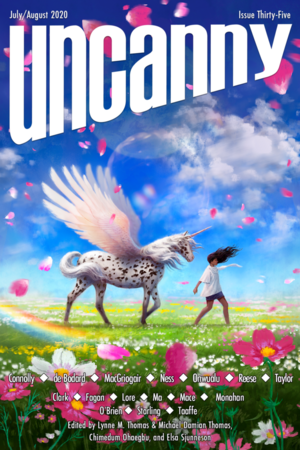 Uncanny Magazine Issue 35: July/August 2020 by Chimedum Ohaegbu, Elsa Sjunneson, Michael Damian Thomas, Lynne M. Thomas