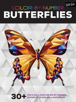 Color-by-Number: Butterflies: 30+ fun & relaxing color-by-number projects to engage & entertain by Walter Foster Creative Team