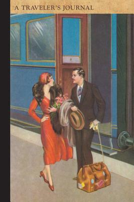 Couple on Train Platform: A Traveler's Journal by Applewood Books