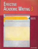 Effective Academic Writing 3: The Essay by Jason Davis, Rhonda Liss