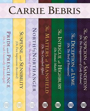 The Mr. and Mrs. Darcy Mysteries Series: Pride and Prescience, Suspense and Sensibility, North by Northanger, The Matters at Mansfield, The Intrigue at Highbury, The Deception at Lyme, The Suspicion at Sanditon by Carrie Bebris