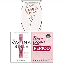 Come as You Are, The Vagina Bible Period 3 Books Collection Set by Jen Gunter, Emma Barnett, Emily Nagoski