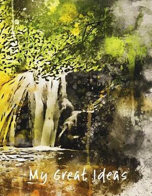 My Great Ideas: Waterfall 8.5x11 by Marian Blake