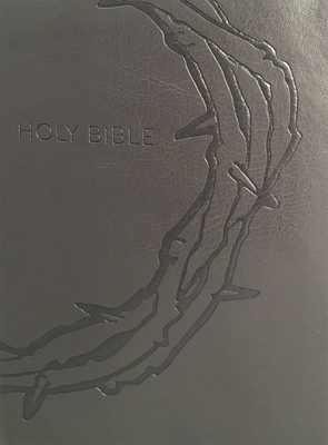 KJV Sword Study Bible Personal Size Large Print Designer Charcoal Ultrasoft Crown of Thorns Indexed by Whitaker House