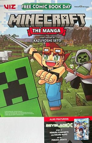 Free Comic Book Day 2025: Minecraft – The Manga / Beyblade X #1 by Hikaru Muno, Homura Kawamoto, Kazuyoshi Seto