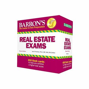 Real Estate Exam Flash Cards by Jack P. Friedman