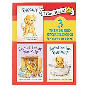 Alyssa Satin Capucilli and Pat Schories Biscuit 3 Treasured Storybooks for Young Readers : Biscuit , Biscuit Feeds The Pets , Bathtime for Biscuit by Pat Schories, Alyssa Satin Capucilli
