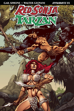 Red Sonja/Tarzan #3 by Gail Simone, Walter Geovani