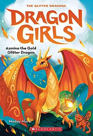 Azmina the Gold Glitter Dragon by Maddy Mara