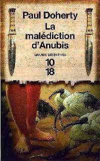 La Malédiction d'Anubis by Paul Doherty