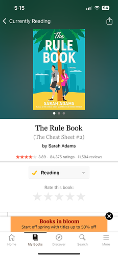 The Rule Book: A Novel by Sarah Adams