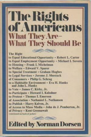 The Rights of Americans by Norman Dorsen