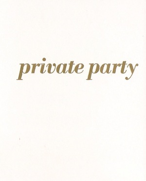 private party by Heather Christle