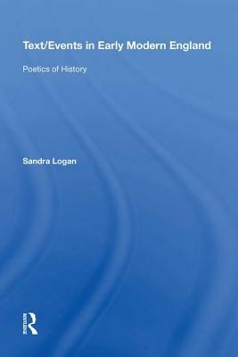 Text/Events in Early Modern England: Poetics of History by Sandra Logan