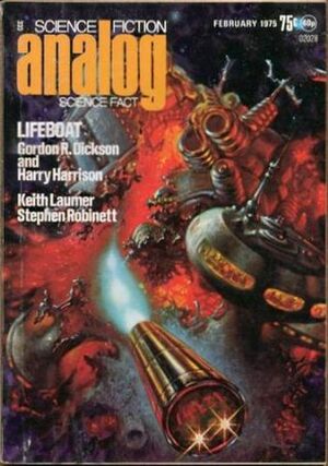 Analog Science Fiction and Fact, 1975 February by Robert Charles Wilson, Harry Harrison, Keith Laumer, Bob Buckley, Ben Bova, Gordon R. Dickson, James Edward Oberg, Stephen Robinett