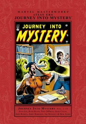 Marvel Masterworks: Atlas Era Journey into Mystery, Vol. 1 by Vic Carrabotta, Mike Sekowsky, Carmine Infantino, Dick Ayers, Ed Winiarski, Harry Anderson, Tony DiPreta, Cal Massey, John Forte, Ed Goldfarb, Louis Zinsky, Joe Maneely, Charles A. Winner, Al Erdeh, Sy Bery, Christopher Rule, Michael J. Vassallo, Jerry Robinson, Ben Brown, Carl Burgos, David Gantz, Fred Kida, Jay Scott Pike, Carl Wessler, Sol Brodsky, Dick Briefer, Al Luster, Jack Abel, Mac Pakula, Russ Heath, Gene Colan, Howard Post, Vic Dowling, John Romita Sr., Stan Lee, Jimmy Infantino, Larry Woromsky, Paul Reinman, Bill Benulis, Bill Everett, Sam Kweskin, Carl Hubbell