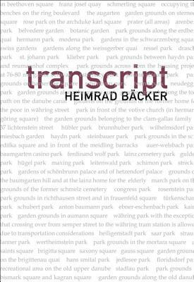 Transcript by Heimrad Backer