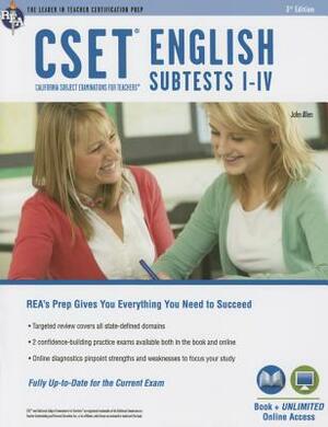 Cset English Subtests I-IV Book + Online by John Allen