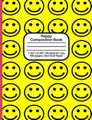 Happy Composition Book by Terri Jones