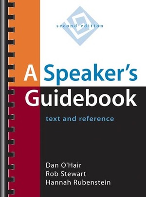 A Speaker's Guidebook: Text and Reference With CD by Rob Stewart, Hannah Rubenstein